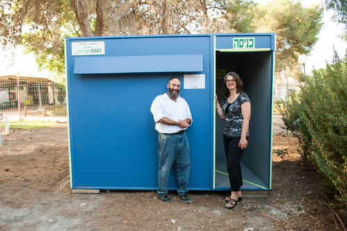 ICEJ Donate Bomb Shelters for the protection of Israeli border towns