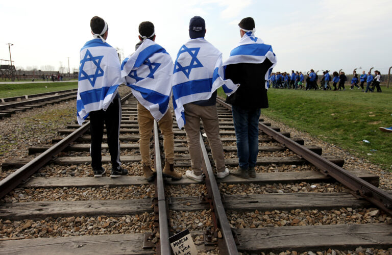 Oswiecim,,Poland,-,April,16,,2015:,Holocaust,Remembrance,Day,Next ICEJ Directors Updates Antisemitism Sarah Way 2023