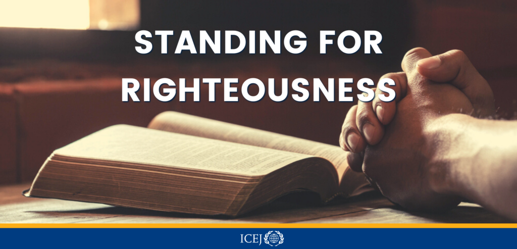 An,Asian,Man,Is,Reading,The,Scripture,Or,Holy,Bible. Standing for Righteousness ICEJ 2023 Directors updates Sarah Way