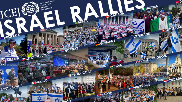 ICEJ hosting Israel Rallies across the globe