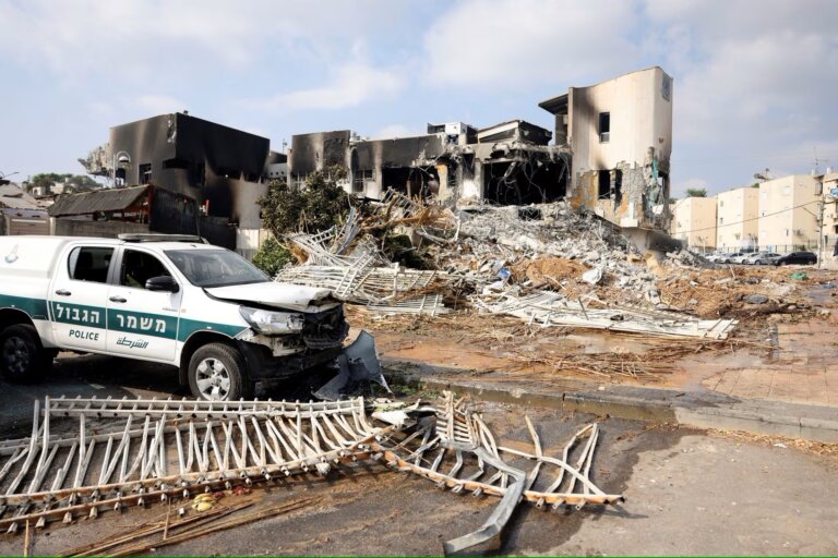 Destroyed Police Station in Sderot