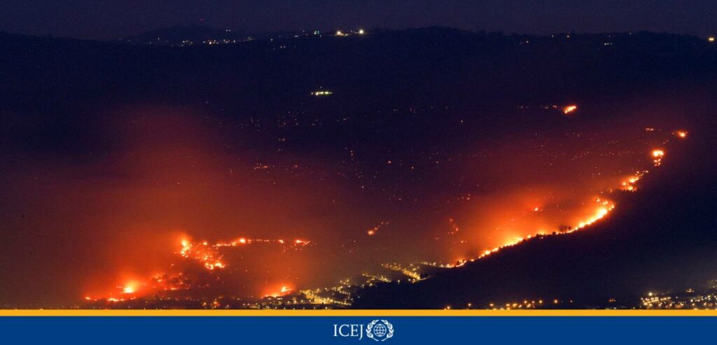 fires in lebanon after drone attack from hezbollah - ICEJ Australia