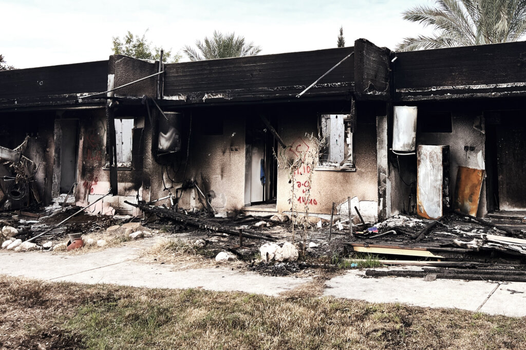 Burned House of Kibbutz Be'eri