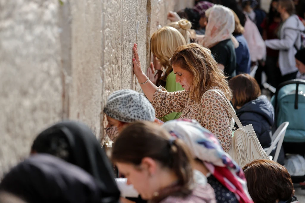 Power In Prayer at the western wall