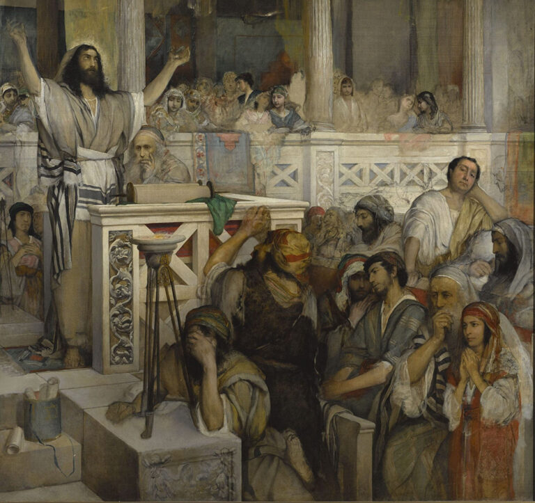 Jesus teaching In The Jewish Temples