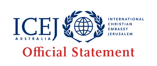 ICEJ Australia Official Statement