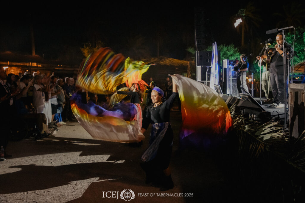 People from all over the world gather in Israel to celebrate Sukkot