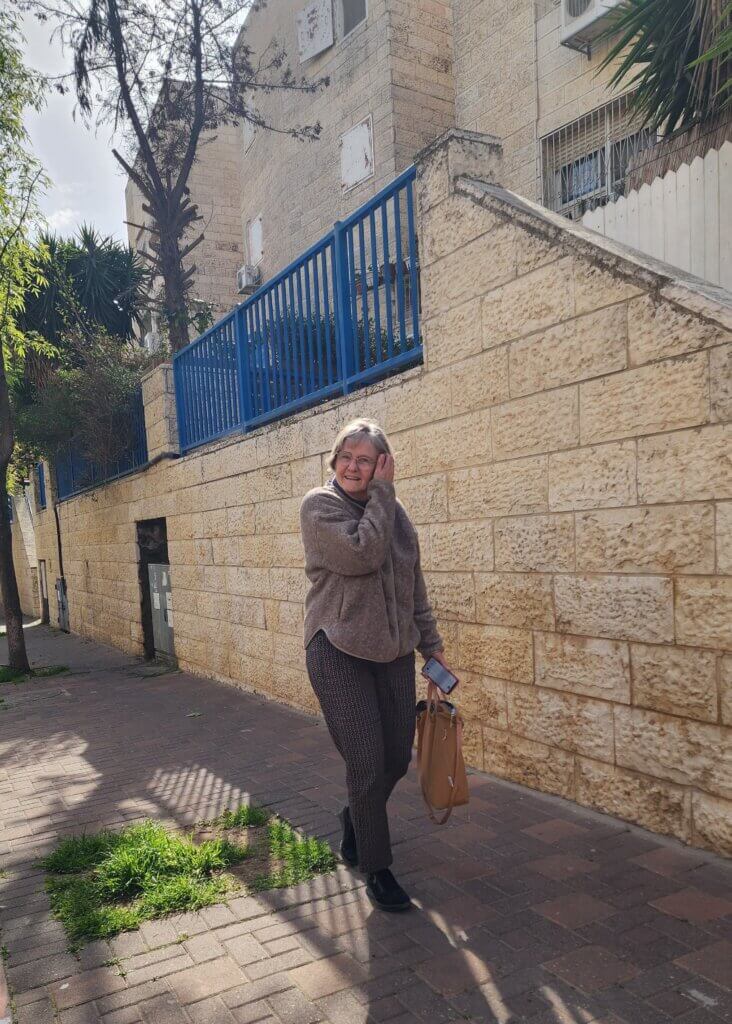 Corrie Van Maanen heads out on her Homecare visits.