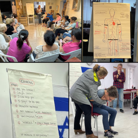 Haifa Home first aid workshop - ICEJ